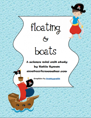 Floating & Boating Free Mini Unit Study