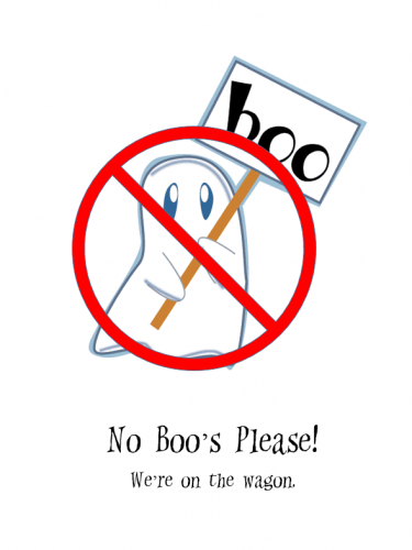 No Boo's Please Sign